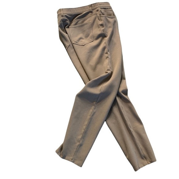 CHICO'S So Slimming Pant Sz 1.5 (10) Tan Beige Stretch 5 Pocket Straight 210G - Picture 4 of 10